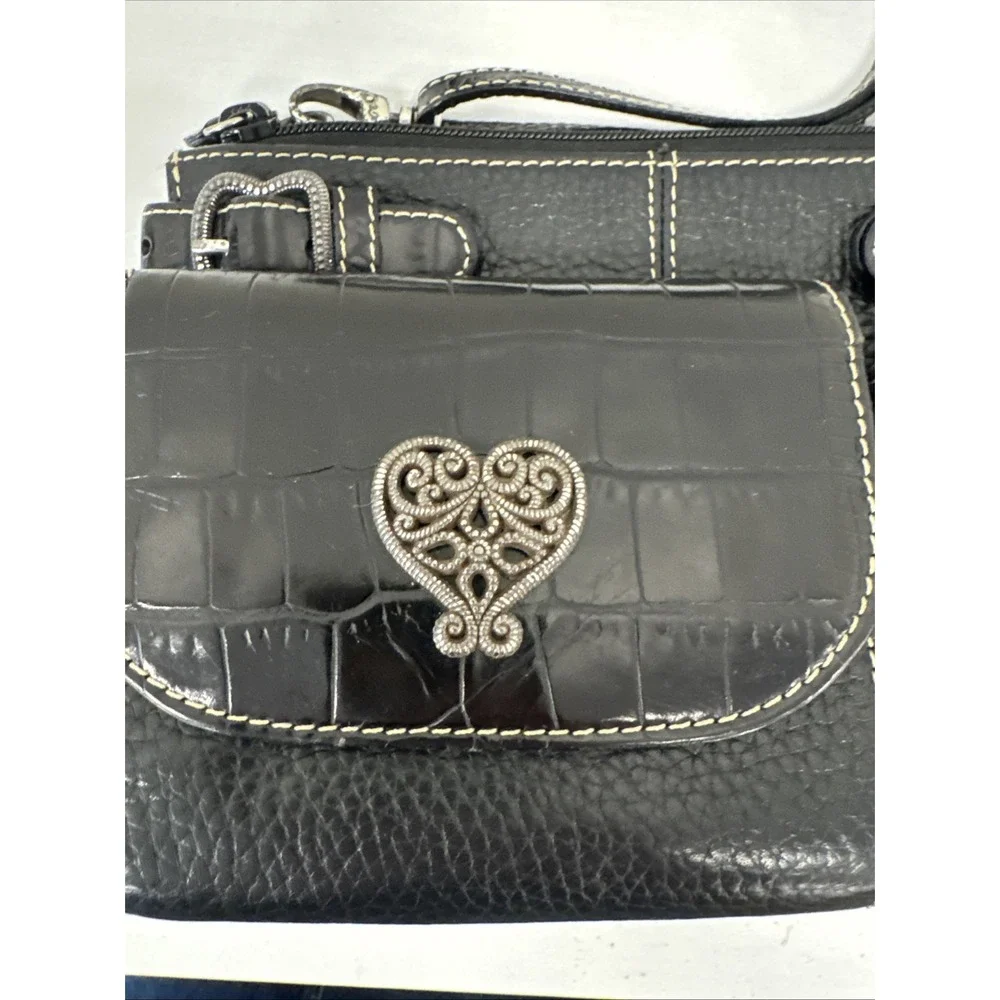 Brighton | Bags | Brighton Black Leather Liza French Kiss  display picture 3